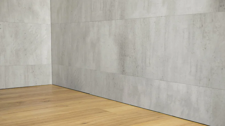 Skaben DesignWall Aqua Wandverkleidung Kunststoff - Beton Hell XL 120 x 30 cm