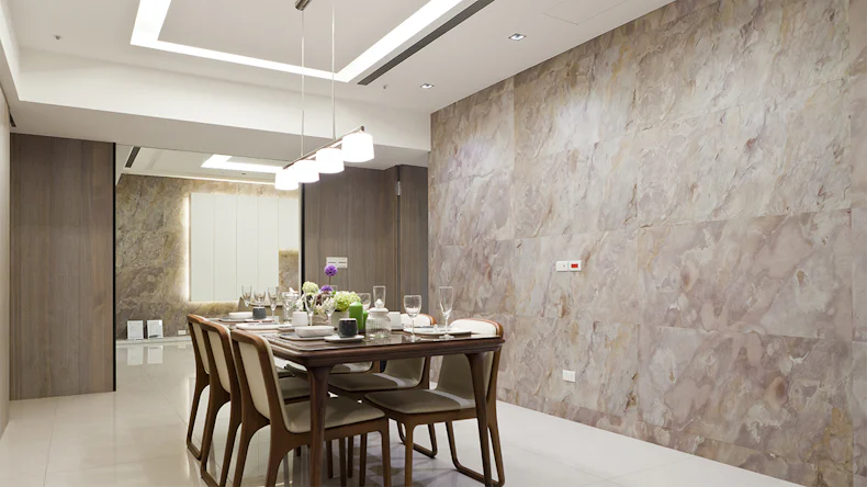 planeo EVOLITH EasyFix - Rivestimento in pietra naturale Bianco Pure 600 x 300 mm - 6 pezzi.