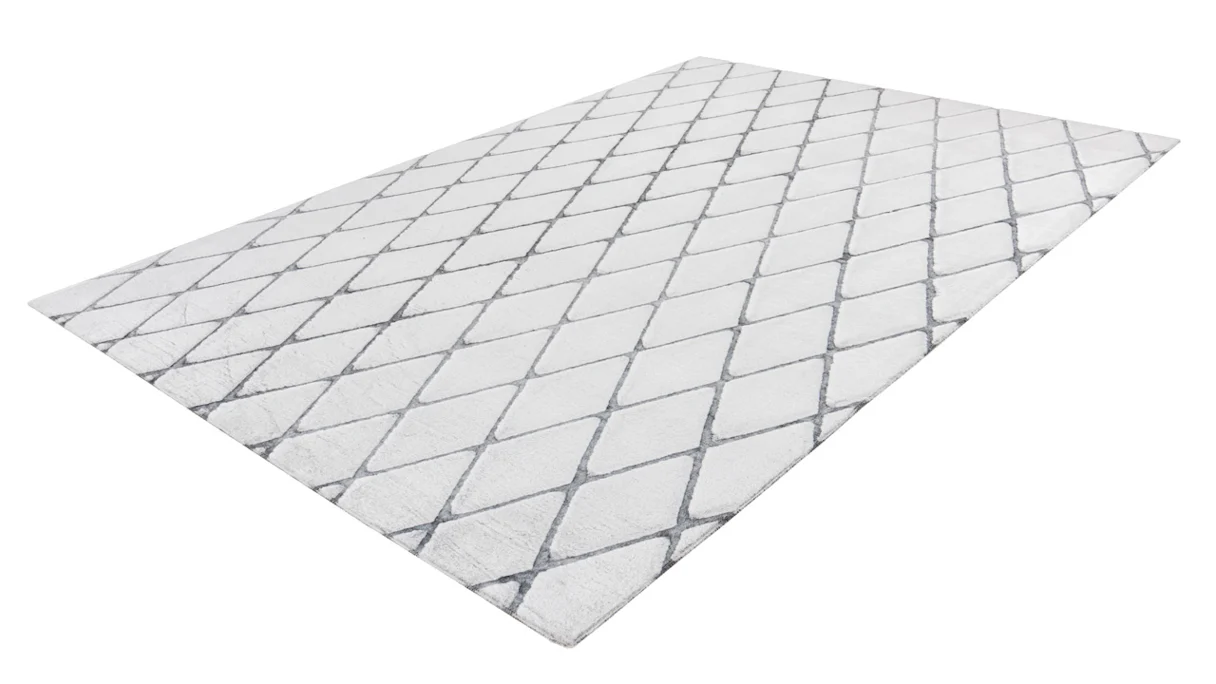 tappeto planeo - Vivica 225 bianco / antracite 80 x 250 cm