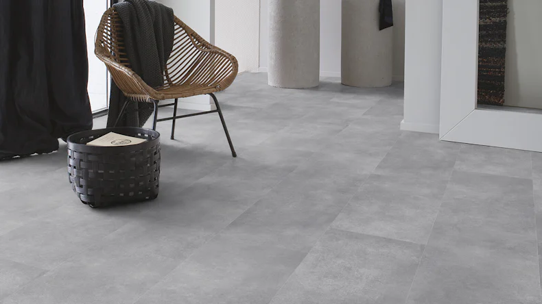 Gerflor Klick Vinyl Rigid - Creation 40 Clic Acoustic Bloom Uni Pearl | Trittschalldämmung integr. (61321602)