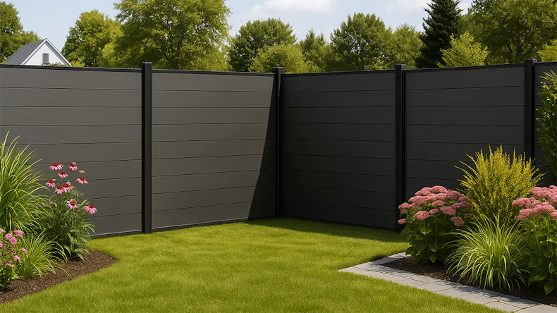 planeo Classic - BPC plug-in fence grey