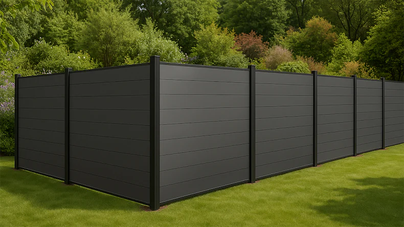 planeo Classic - BPC plug-in fence grey