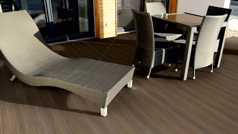 planeo CoEx-Line BPC planeo noce noce massiccio/marrone nero-marrone 5m - struttura del legno