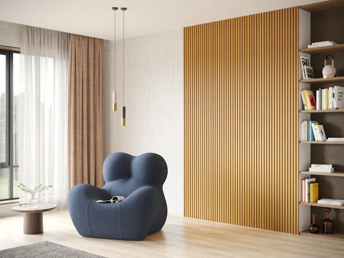 planeo Akustikpaneele ISO - Eiche Natur Geölt - 2400 x 600 x 21mm