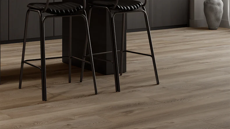 planeo Vinyle à clipser WPC - PUREtec MAX 50 EIR Calm Earth Oak | Isolation phonique intégrée (RP-A50-3)