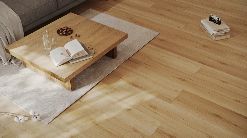 planeo Rigid Klick Vinyl - HOMEtec Pro 50 IXPE Pure Canyon Oak | Trittschalldämmung integr. (RP-G50-3)