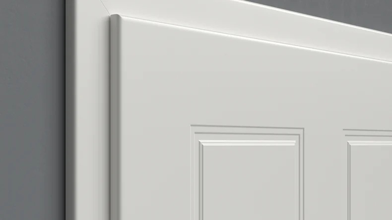 porta interna planeo laccata 2.0 - Carolo 9010 laccata bianca 2110 x 610 mm DIN R - cerniera RSP tonda 3-t