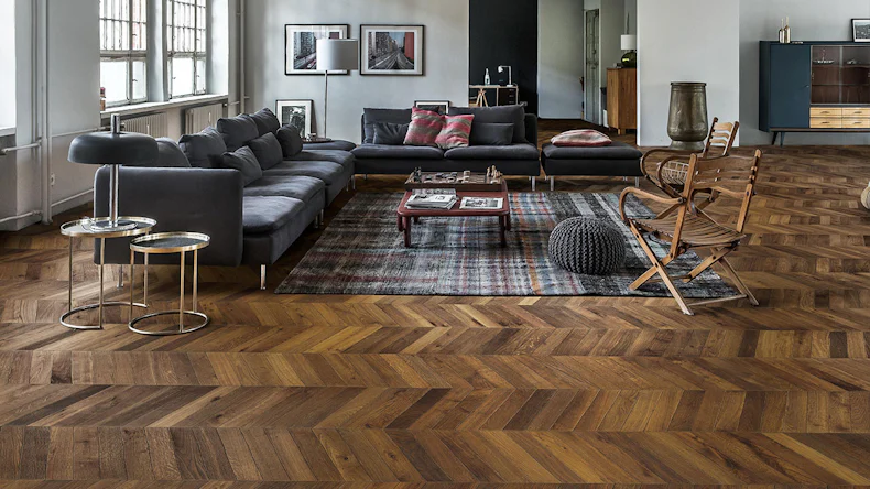 Kährs Parquet - Chevron Collection Quercia Marrone Scuro (151XADEKWFKW180)