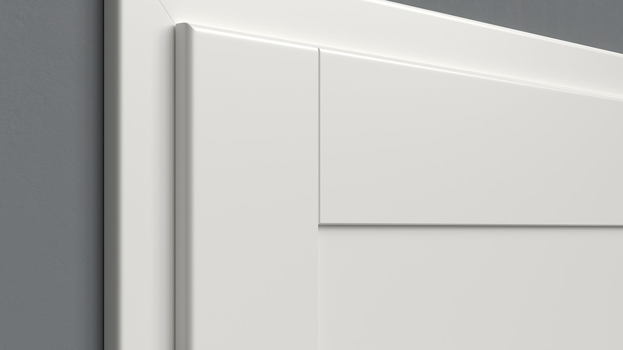 planeo interior door lacquer 2.0 - Dalin 9016 white lacquer 2110 x 985 mm DIN L - round MDF hinge 3-t