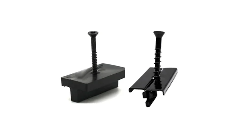 planeo Terrassen Clip-Set für TitanShield teilmassiv Holz-UK