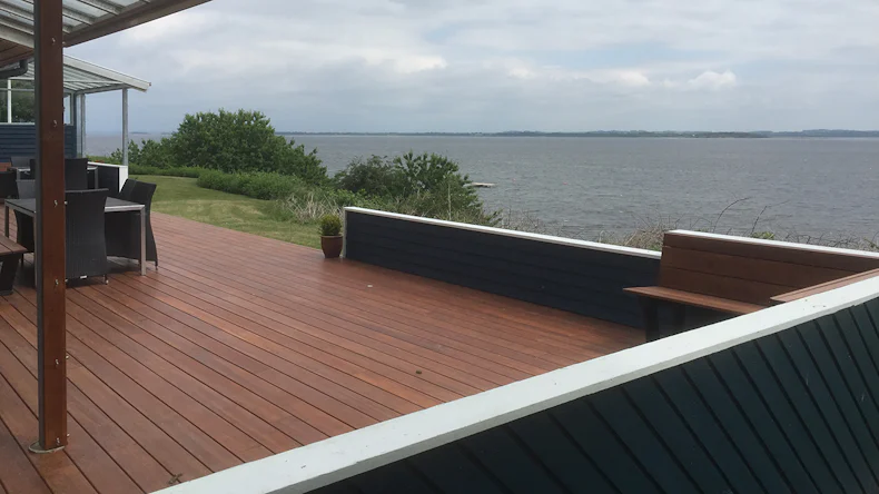 planeo Terrasse en bois - bambou café 20 x 140 x 1870mm lisse/français