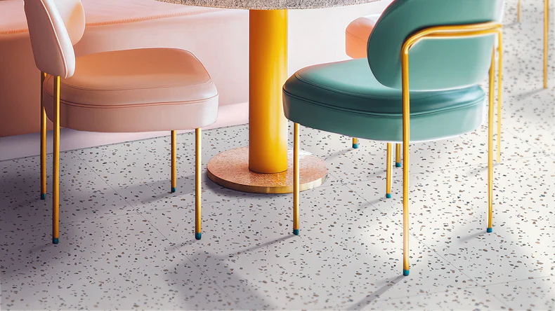 Gerflor Klebevinyl - Creation 70 Chips Cobalt