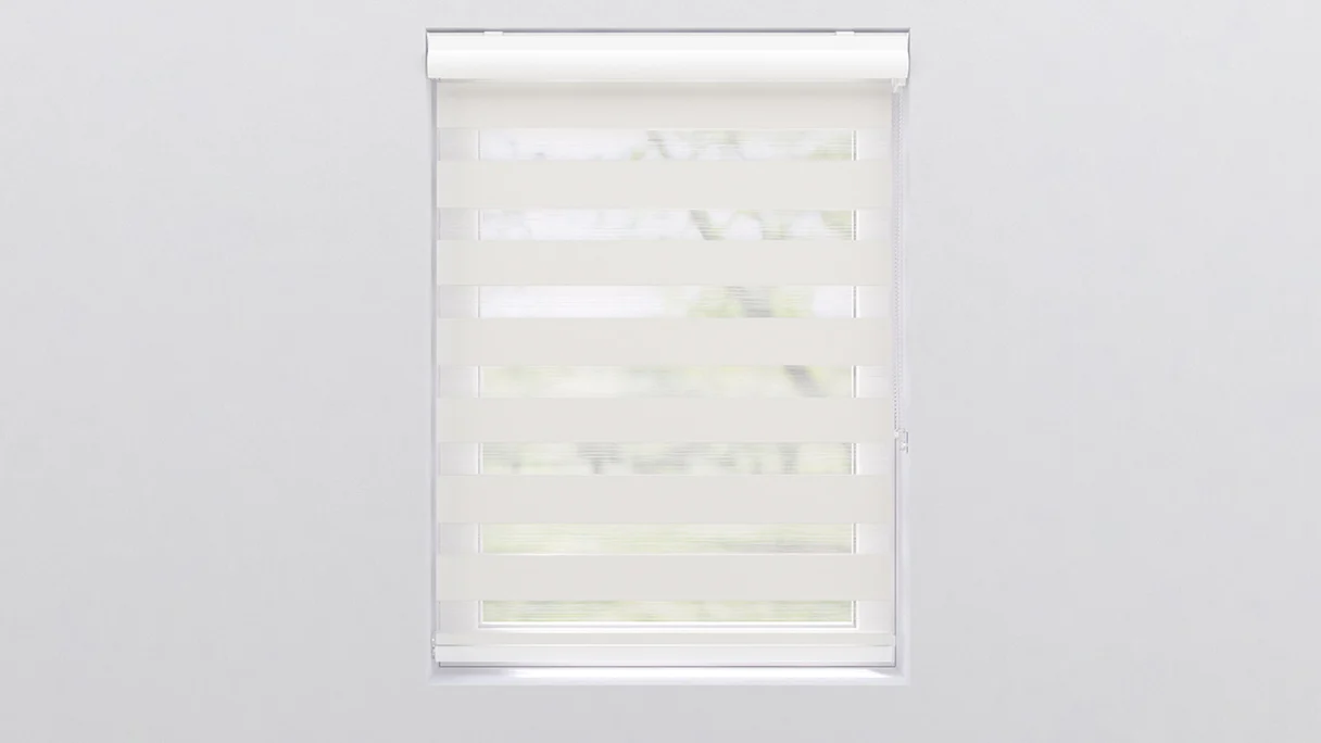 planeo double roller blind 28mm TL head profile - snow white