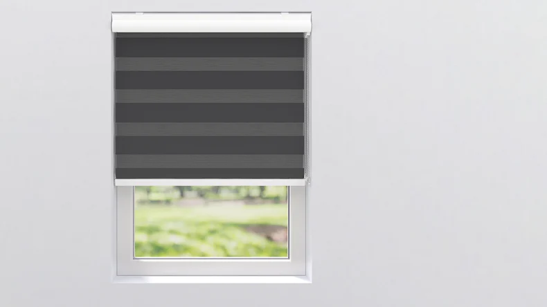 planeo Store à enroulement double 28mm TL Profilé de tête - Noir