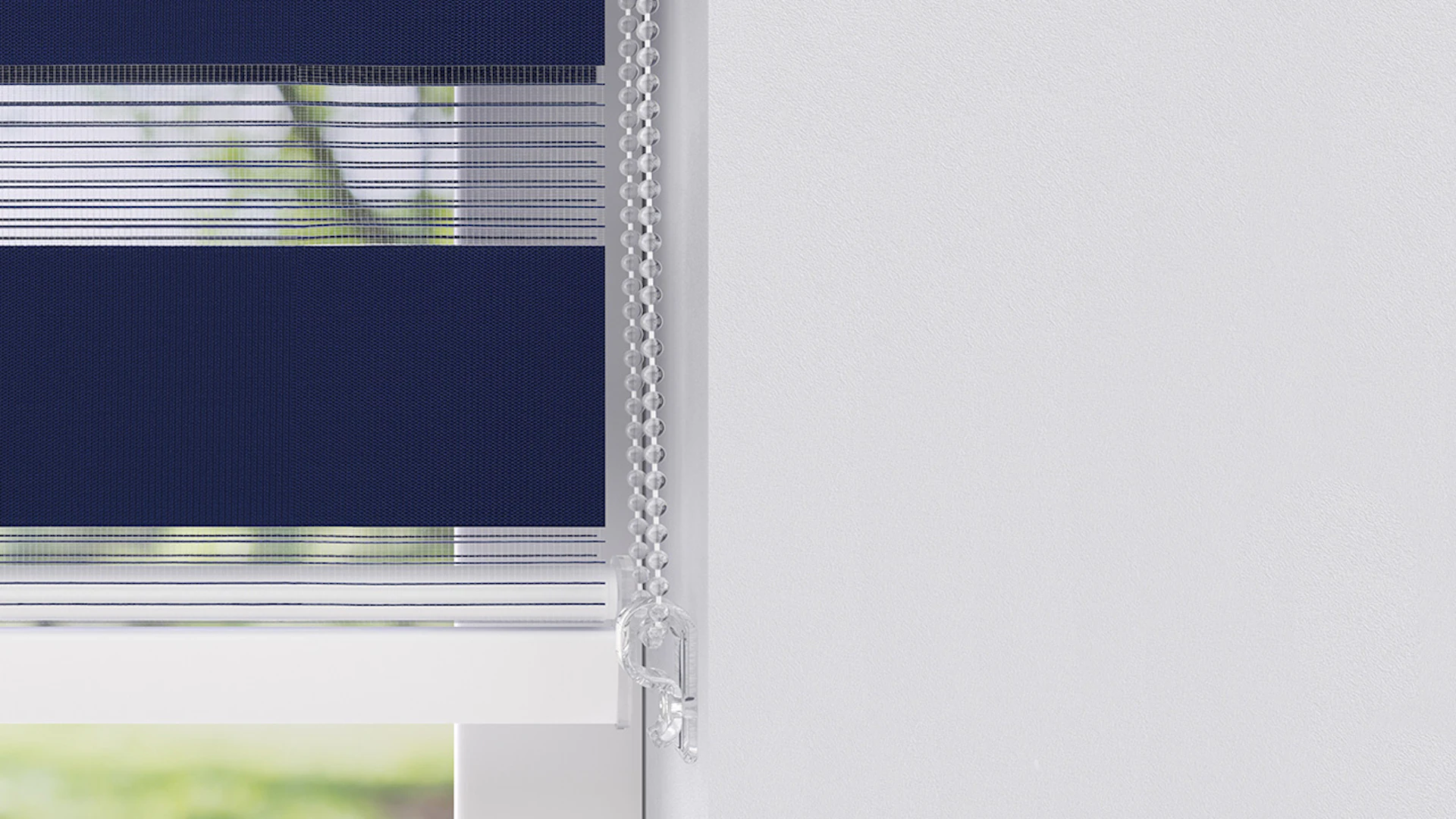 planeo double roller blind 28mm TL head profile - Blue