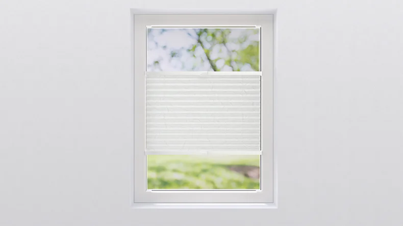 planeo Plissee 20mm TL VS - Schneeweiss 70 x 130 cm