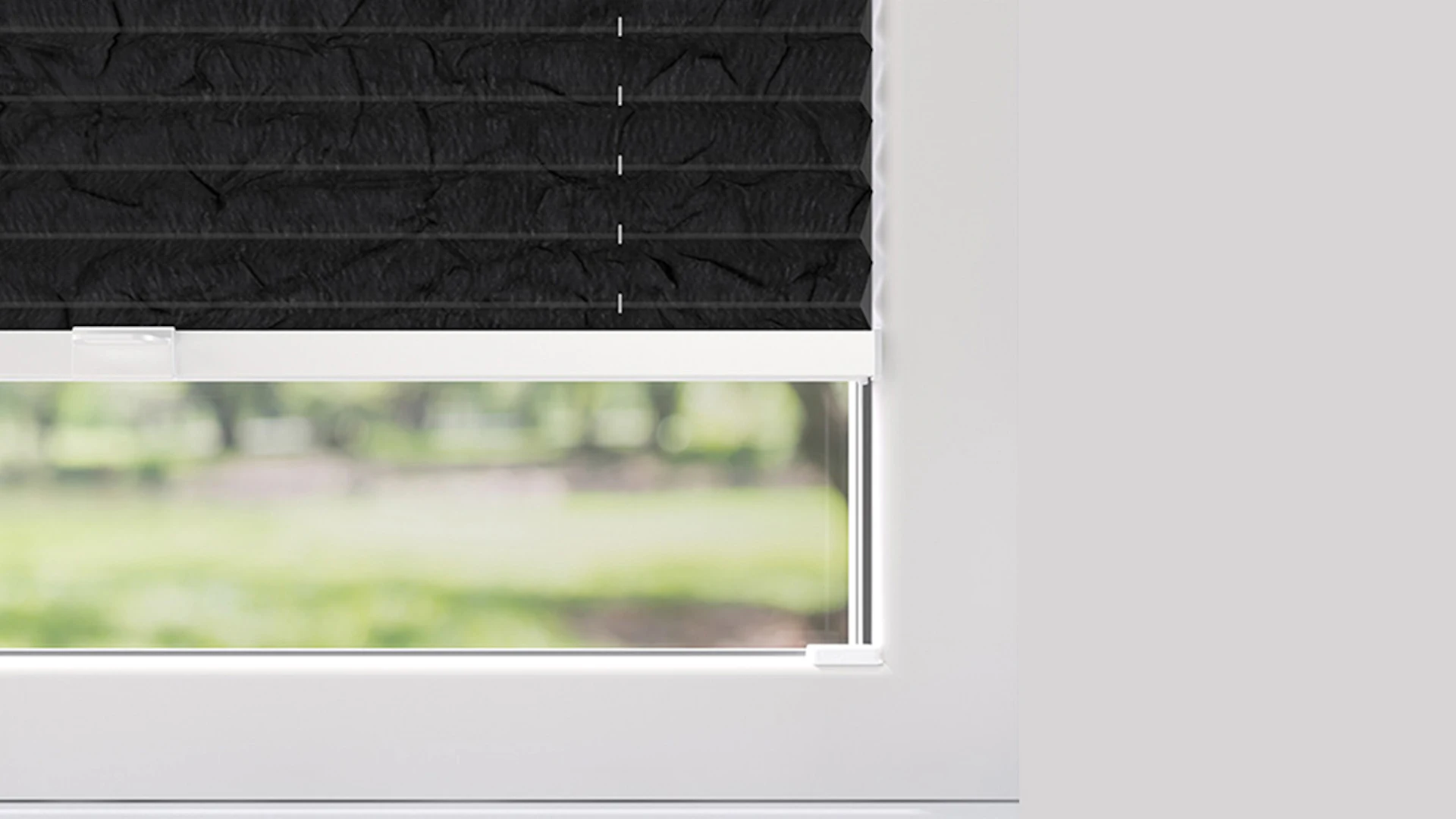 planeo pleated blind 20mm TL VS - anthracite 80 x 130 cm