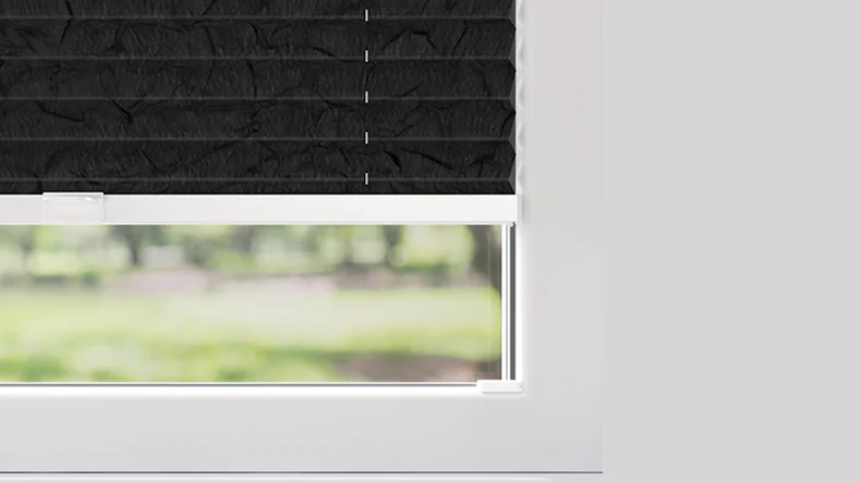 planeo Plissee 20mm TL VS - Anthrazit 110 x 130 cm