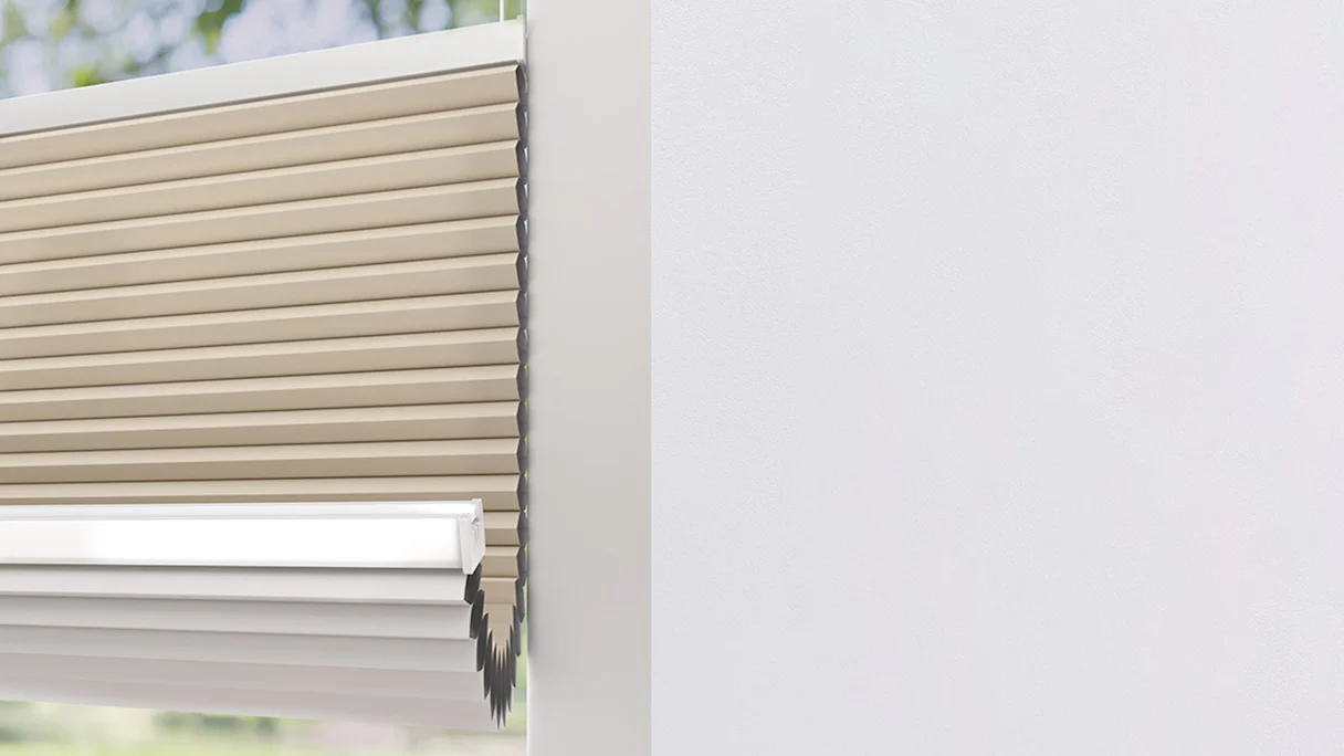 planeo honeycomb pleated blind 25mm VD VS - sand 90 x 130 cm