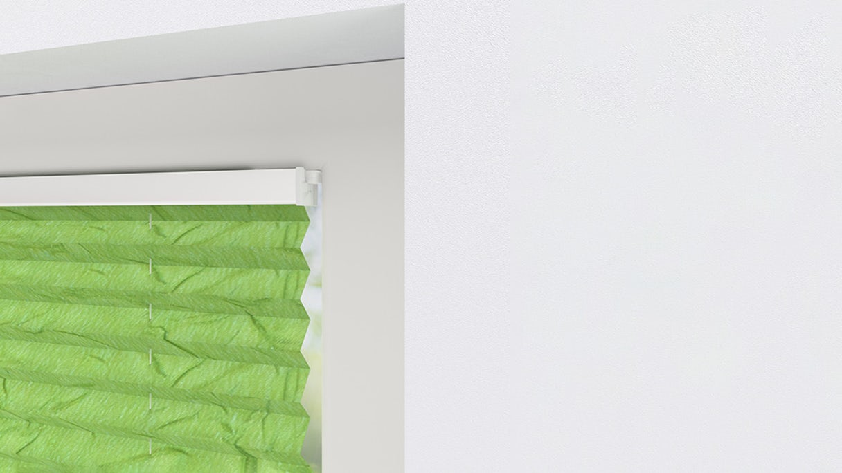 planeo pleated blind 20mm TL VS - green 40 x 130 cm