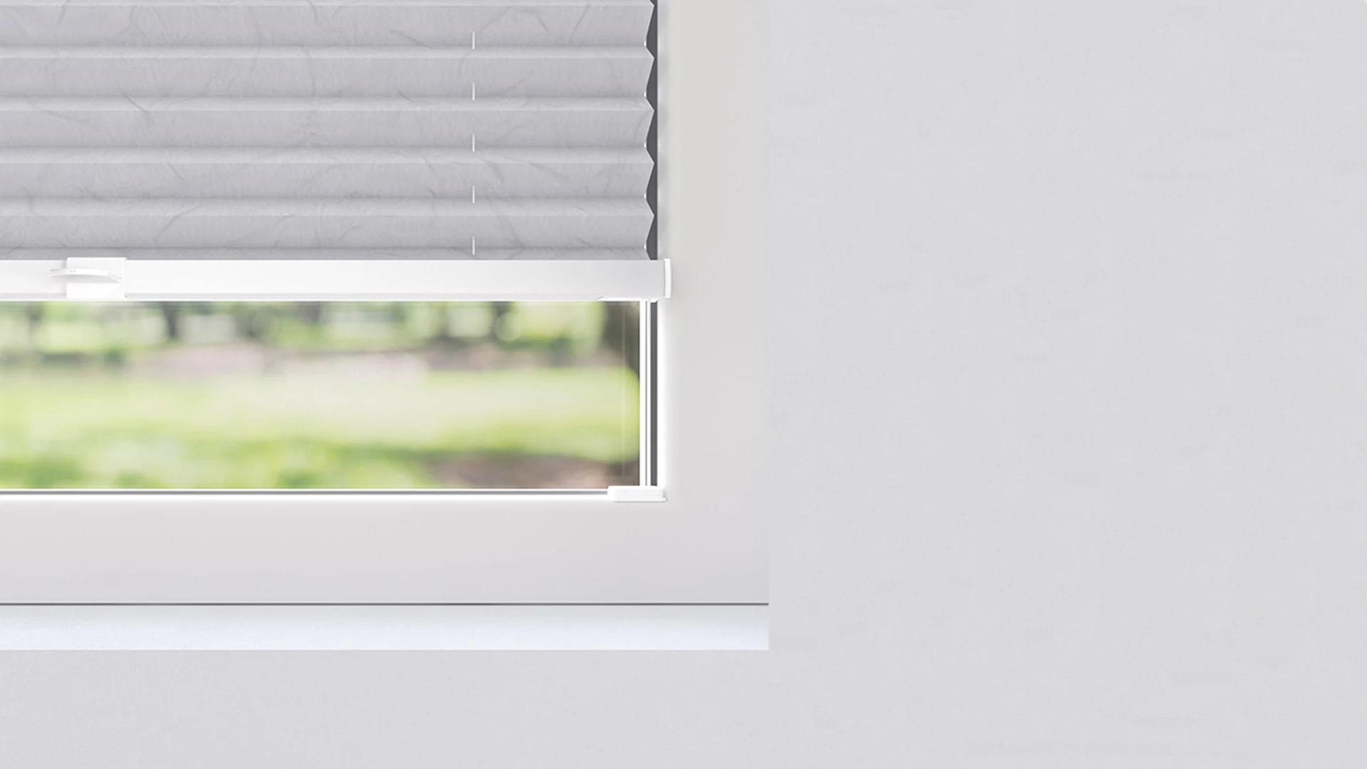 planeo honeycomb pleated blind 20mm TL VS - snow white