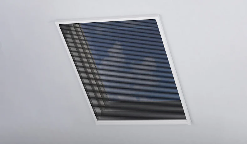 planeo Moustiquaire plissée noir 80 x 120 cm