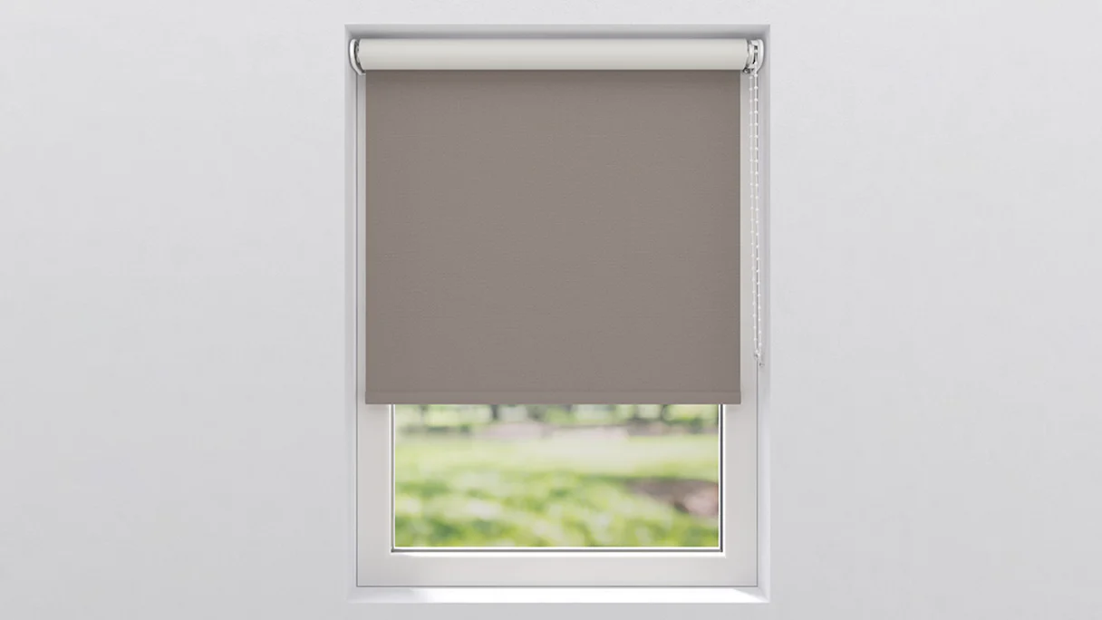 planeo roller blind 25mm VD - cement 120 x 190 cm