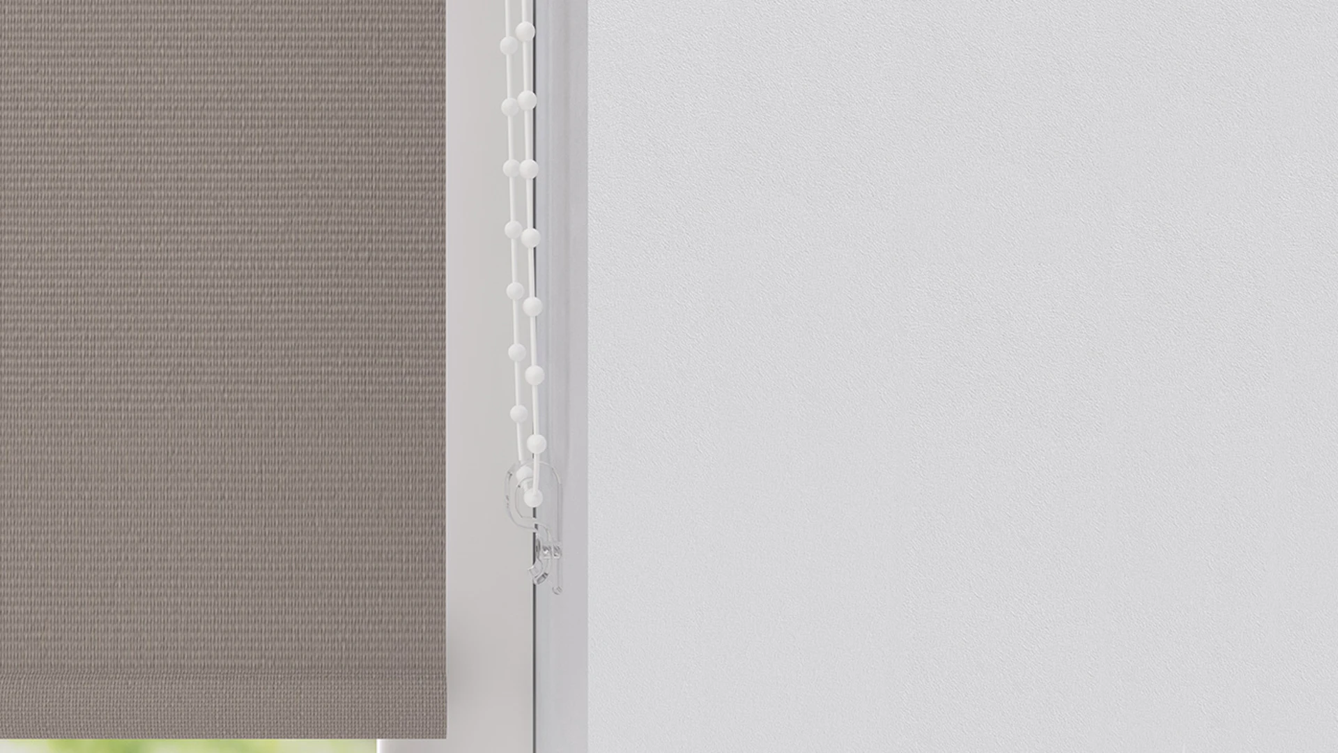 planeo roller blind 25mm VD - cement 180 x 190 cm