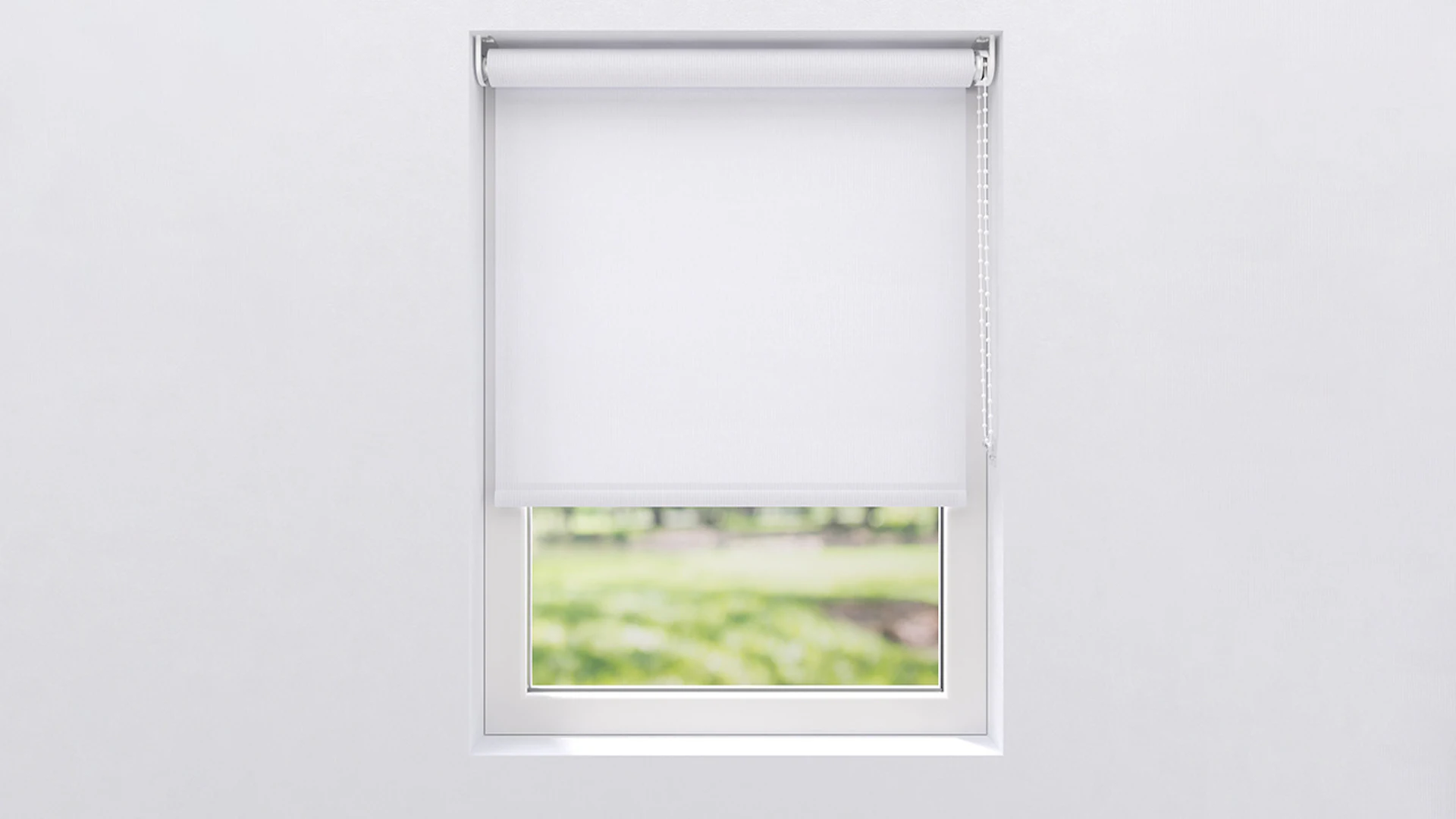 planeo roller blind 25mm TL Screen - white 100 x 190 cm