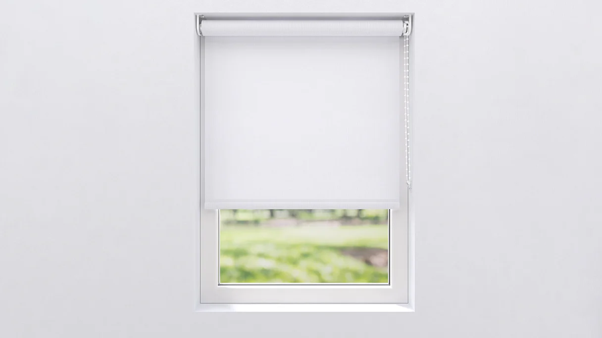 planeo roller blind 25mm TL Screen - white 60 x 190 cm