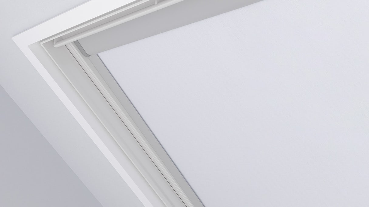 planeo Dachfenster Rollo M08 - White 61,4 x 116 cm