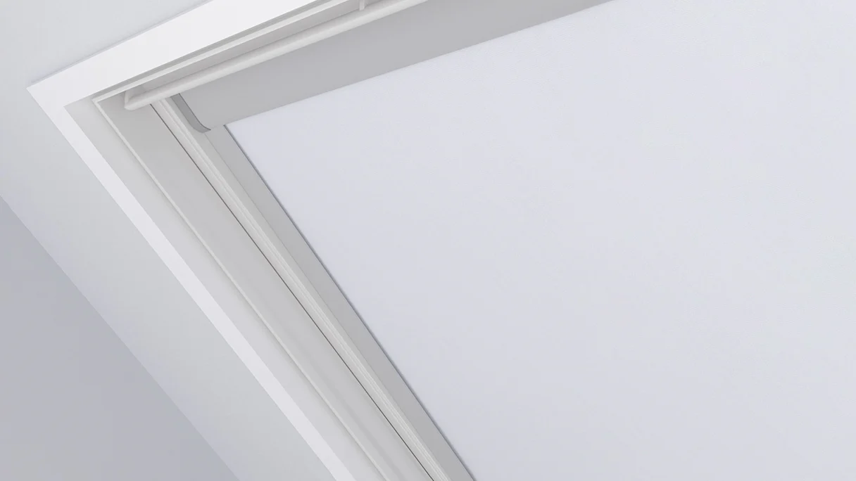 planeo Dachfenster Rollo U04 - White 117,4 x 74 cm