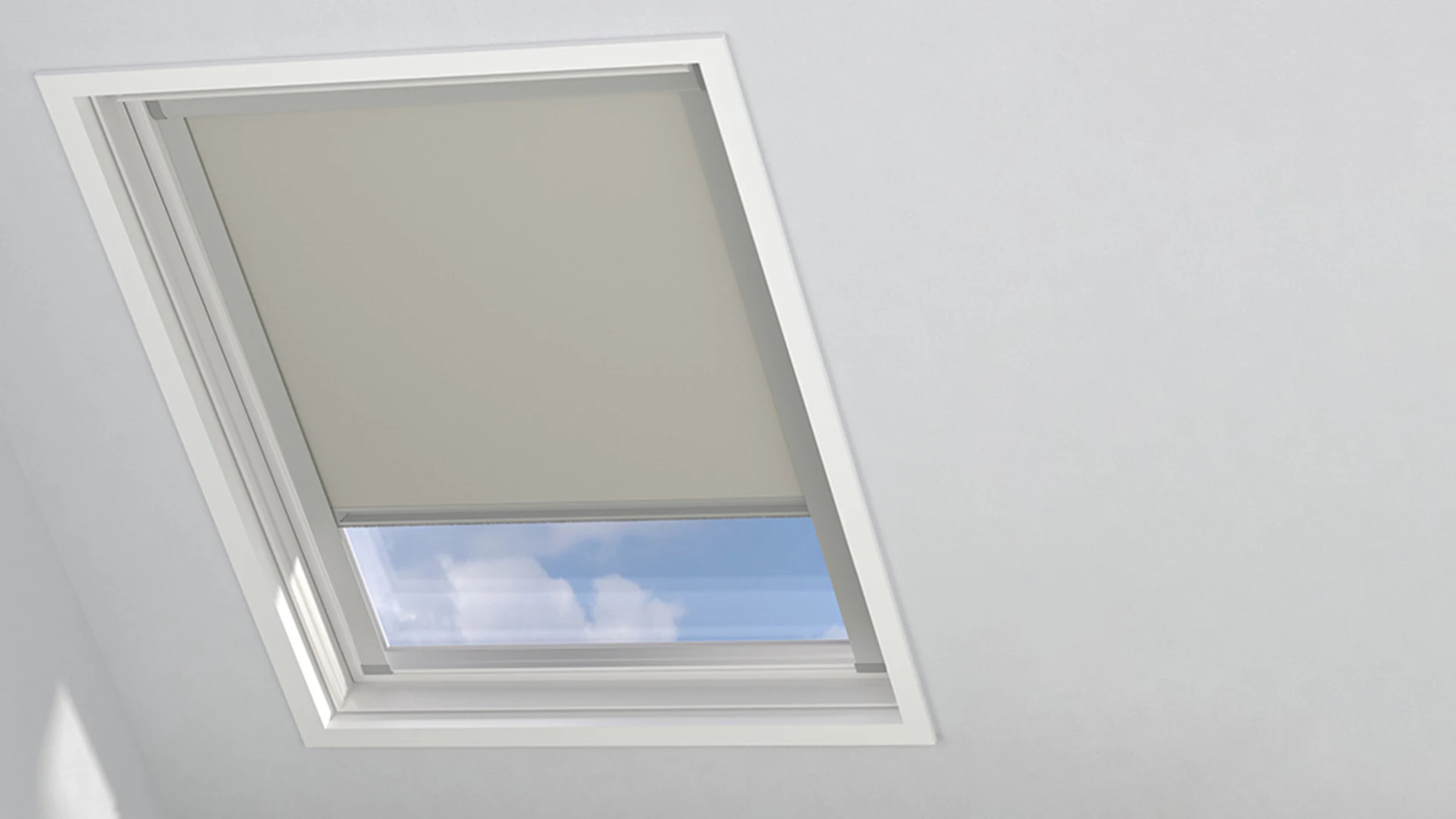 planeo Dachfenster Rollo FK06 - Beige 49,3 x 99,5 cm