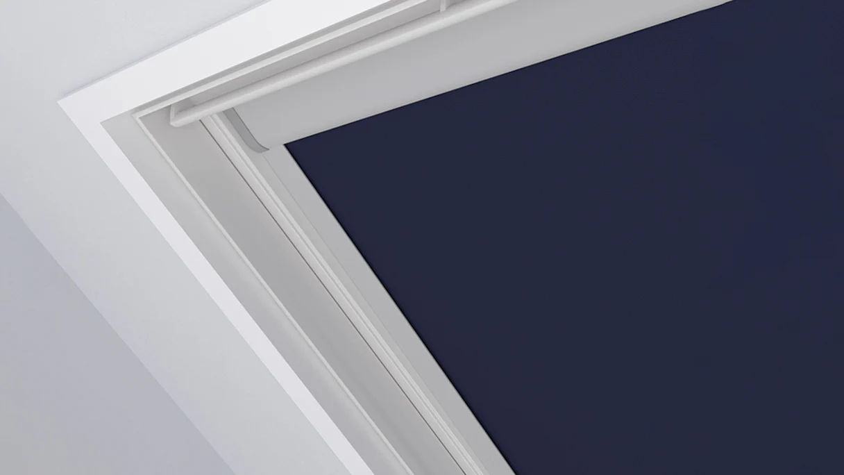 planeo Dachfenster Rollo C02 - Dark Blue 38,3 x 54 cm