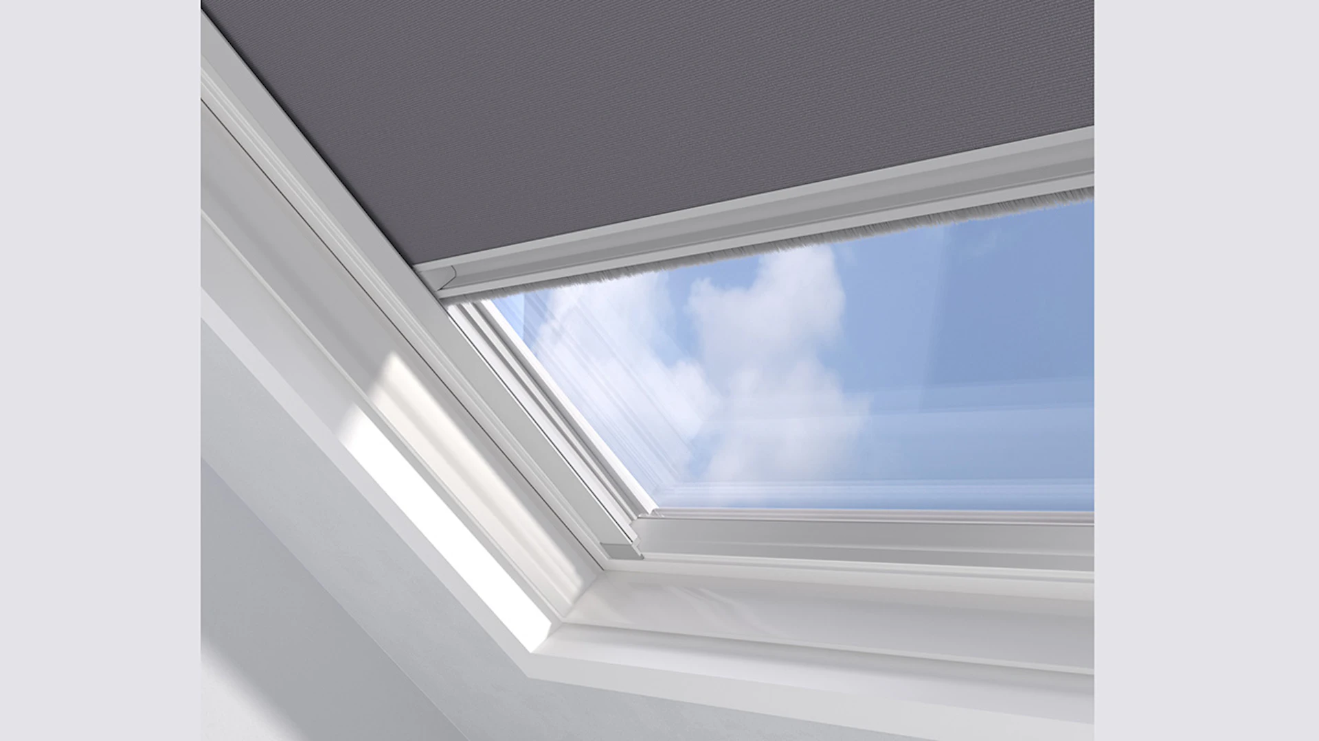 planeo Dachfenster Rollo P10 - Cool Grey 77,5 x 136,2 cm