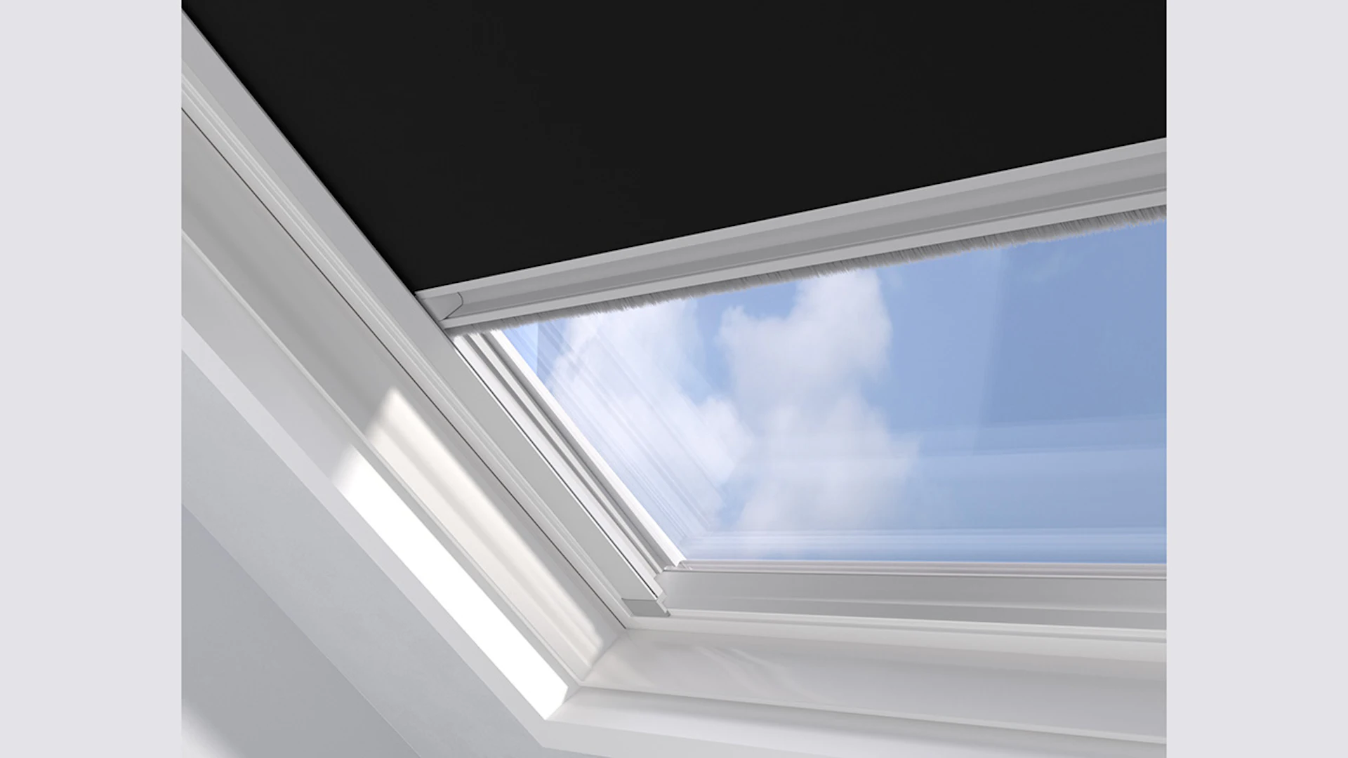 planeo Dachfenster Rollo UK04 - Black 117,3 x 79,5 cm