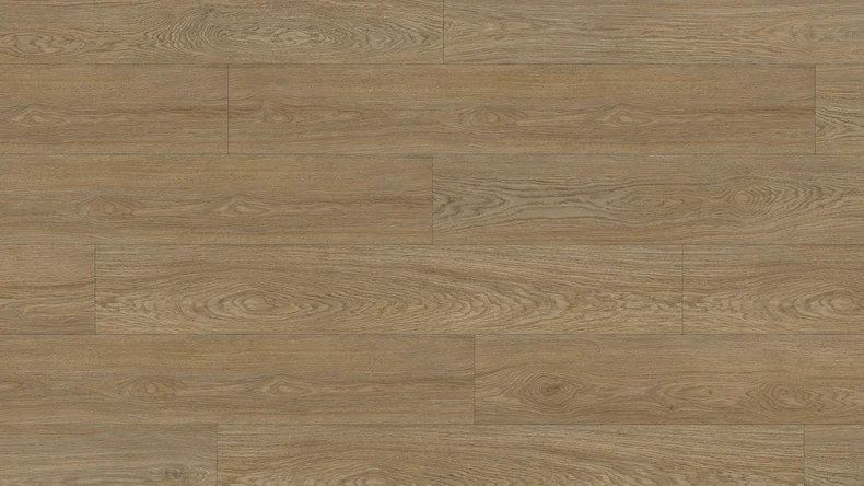 Gerflor vinyle à coller - Creation 70 Lounge Oak Chestnut | Grain synchronisé