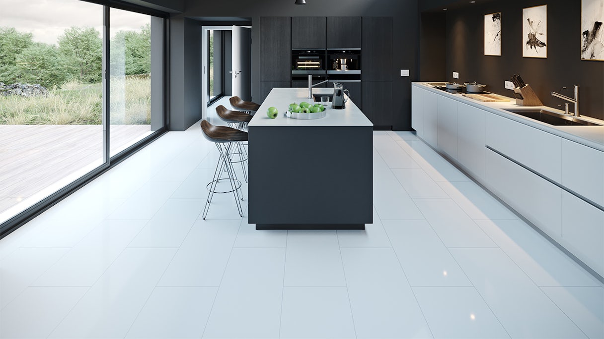 planeo click Vinyl - Rigid White high gloss | Made in Germany (100P3005)