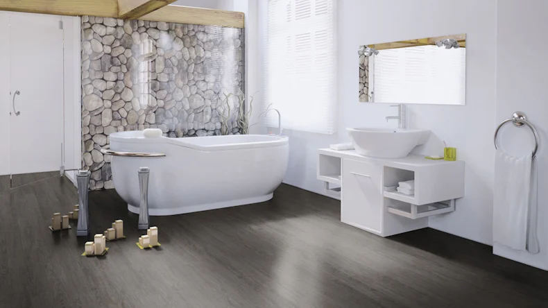 Wineo Klebevinyl - 800 craft Infinity Dark Solid (DB00073)