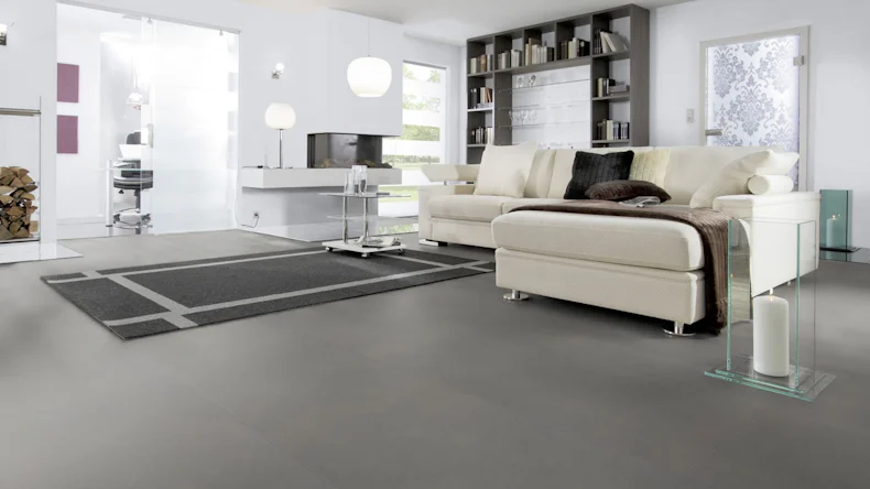 Wineo Klebevinyl - 800 tile L Solid Grey (DB00097-3)