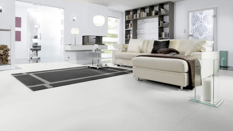 Wineo Klebevinyl - 800 tile L Solid White (DB00102-3)