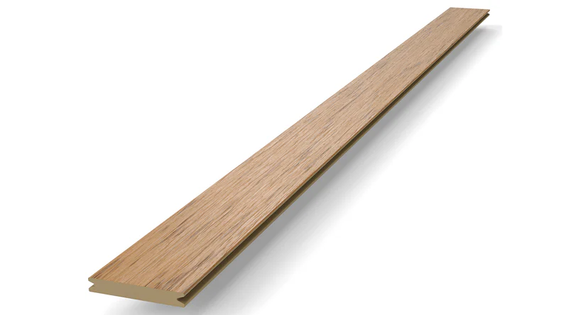 planeo TitanWood - lame massive 4m brun foncé vieilli/brûlé