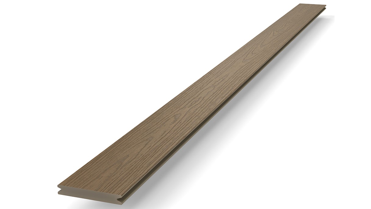 Complete set TitanWood 4m solid plank wood structure dark brown 20m² incl. aluminium-UK