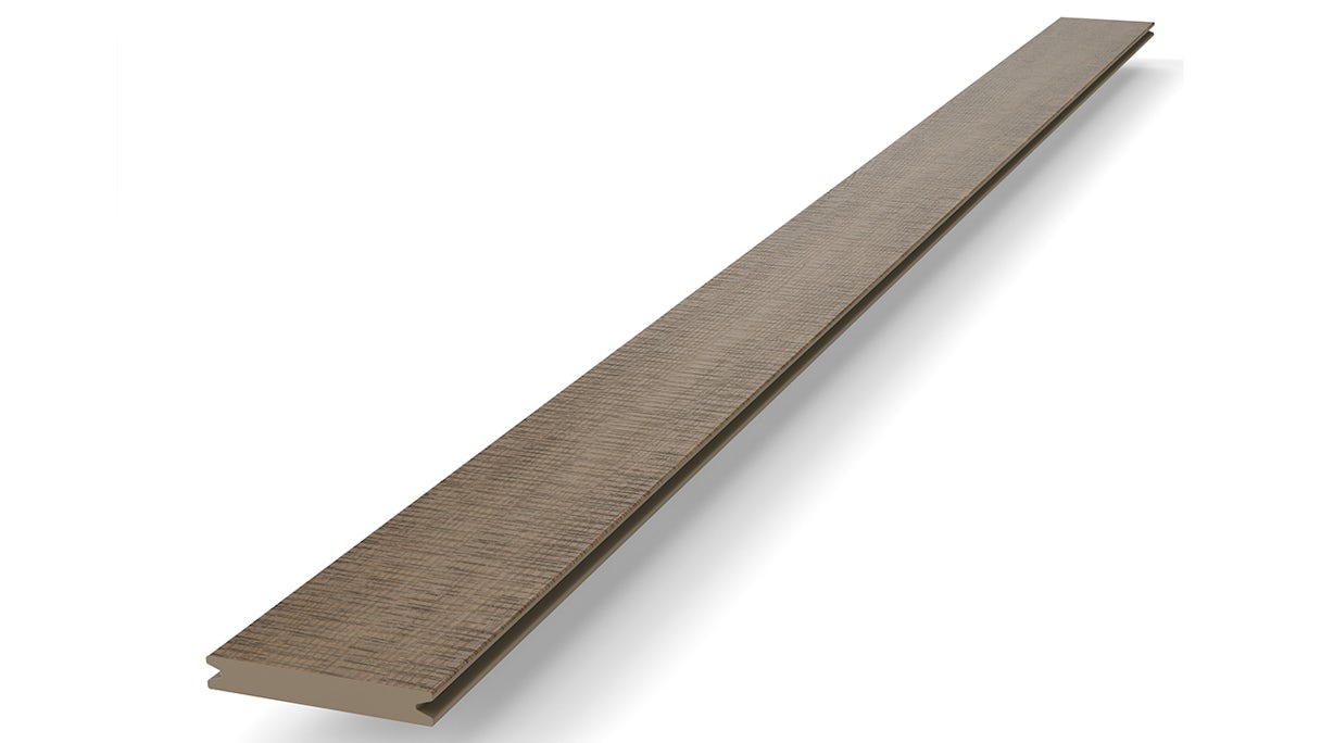 Komplett-Set TitanWood 3m Massivdiele Holzstruktur dunkelbraun 18.5m² inkl. Alu-UK