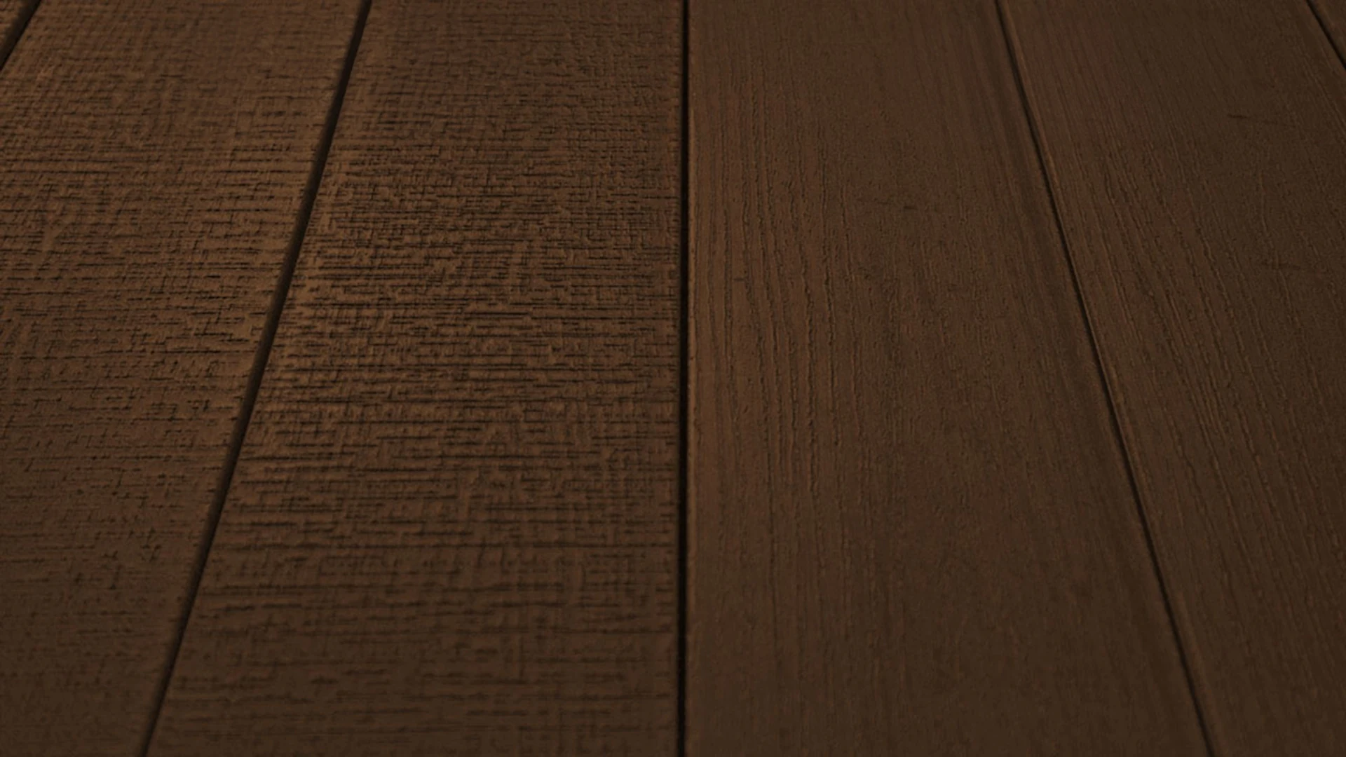 planeo TitanWood - Massivdiele Holzstruktur dunkelbraun