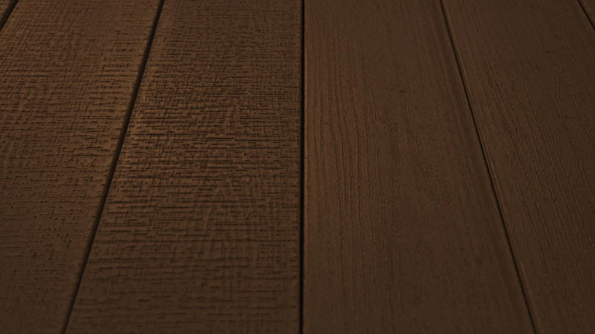 planeo TitanWood - Massivdiele Holzstruktur dunkelbraun