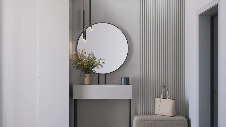 planeo Wandverkleidung Kunststoff Paneele XL - MPC Tech Grey 60 x 265