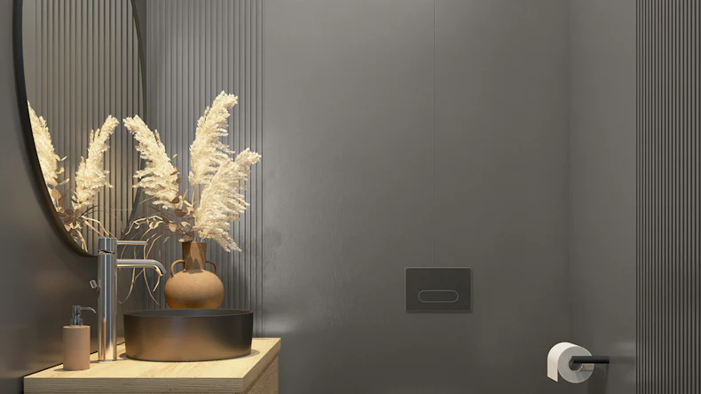 planeo Wandverkleidung Kunststoff Paneele XL - MPC Steel Brushed 60 x 265