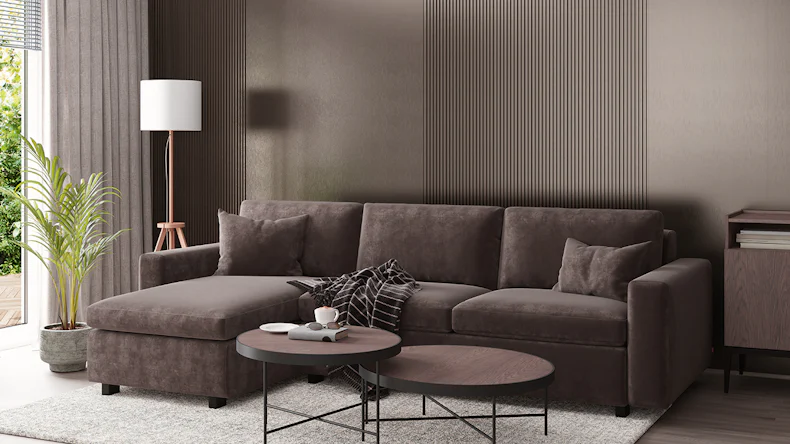 planeo Wandverkleidung Kunststoff Paneele XL - MPC Copper Blush 60 x 265