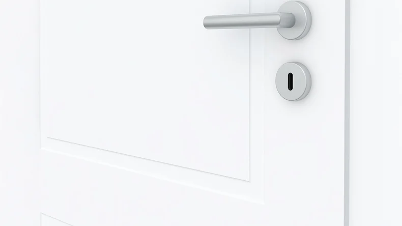 planeo Porte intérieure design PUREA Essence 2 laque blanche 9003 chant design | laqué - 1985 x 610|735|860|985 mm